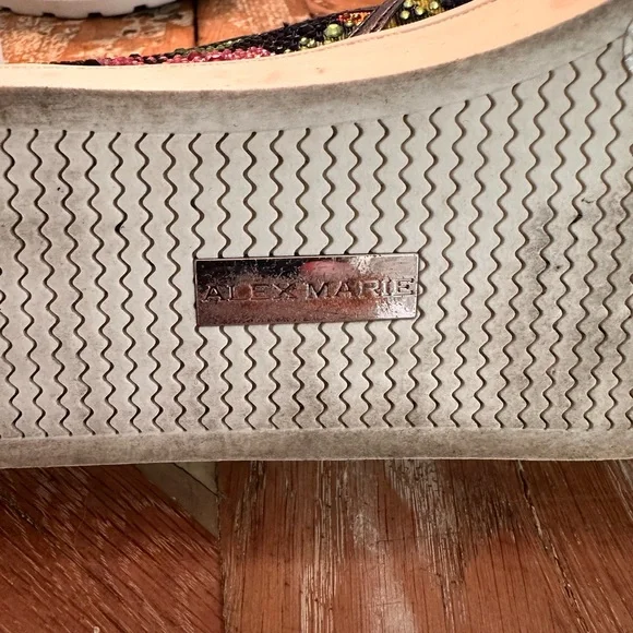 Alex Marie Crystal Embellished Slip-On Shoes - Picture 4 of 6